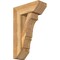 Ekena Millwork Balboa Slat Rough Sawn Bracket w/ Offset Brace, Western Red Cedar, 8"W x 20"D x 32"H BKT0806X20X32BOA06RWR - alternate 1